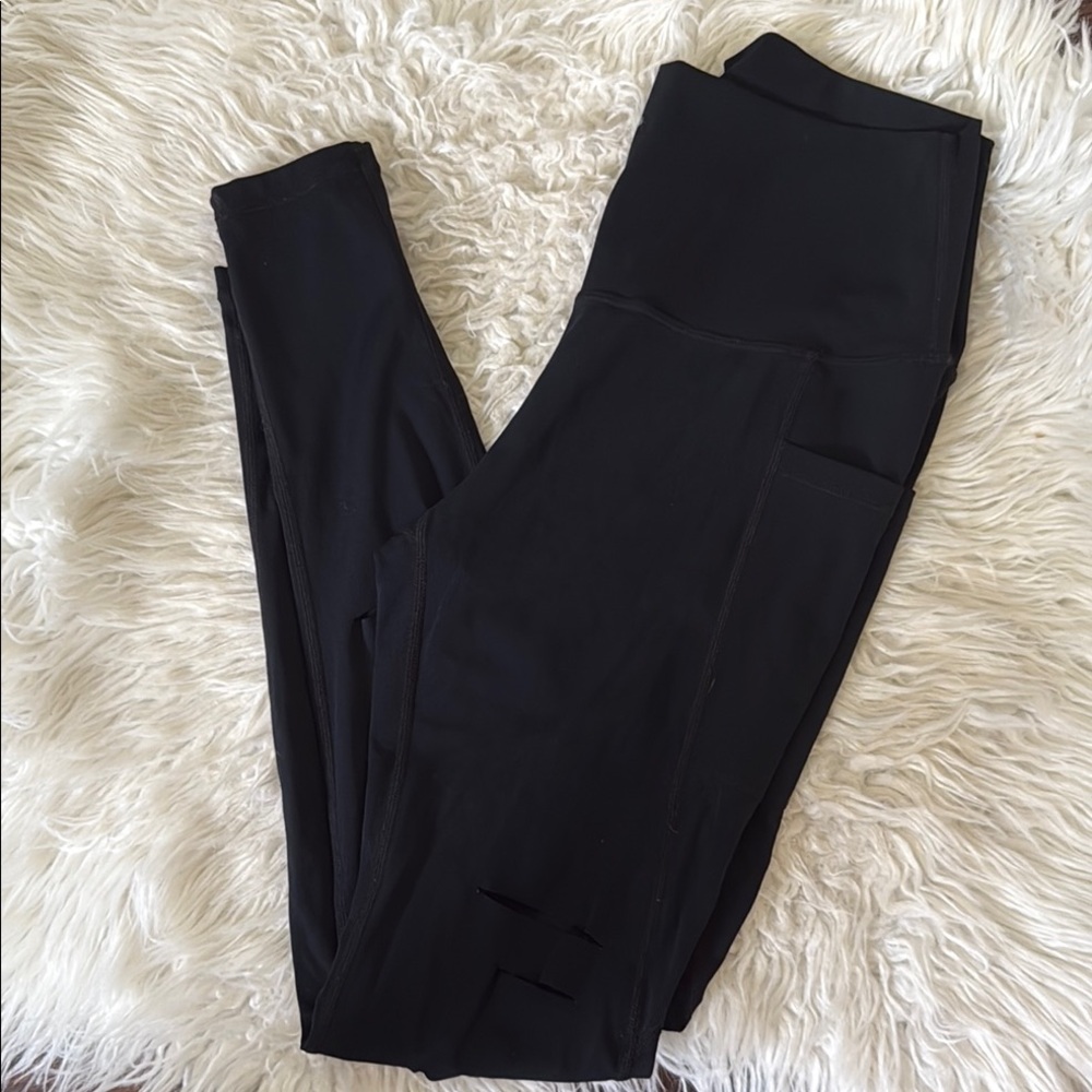 CVG FL EUC Black Tear It Up Leggings S